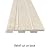 4-Pack Real Wood Slat Wall Panels, 3/4" x 5-1/2" x 94", Paintable Solid American Hardwood, The Millwork Outlet (Poplar, 94")