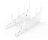 FixtureDisplays Medium Multiple Plate Acrylic Rack Display Holder 10749