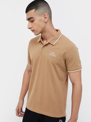 Image of Kappa Men Cotton Regular Fit Solid T Shirt