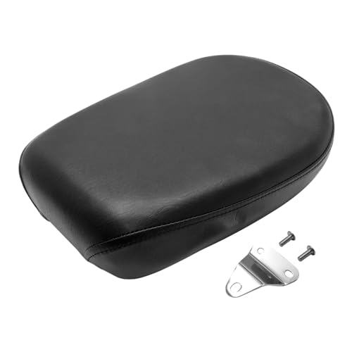 Asiento trasero Yamaha XVS400C acolchado premium de cuero sintético resistente para ruta