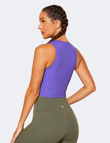 Image of Natural Feelings Nudi Sports Bras for Women Removable Padded Yoga Tank Tops Sleeveless Fitness Workout Crop Tops
