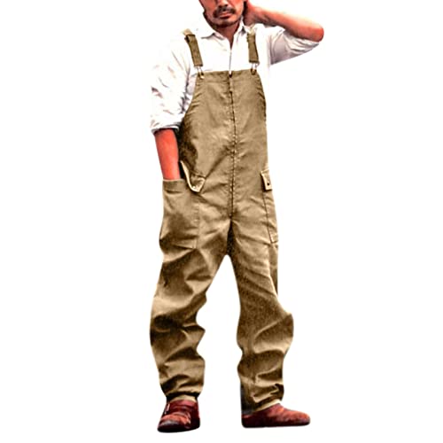 Loose Rompers para evitar rozaduras: jumpsuit ligero masculino con botones funcionales