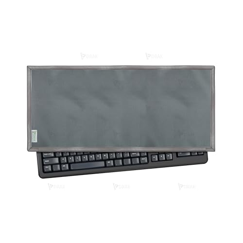 Image of EDRAK Keyboard Dust Productive Bag Case Sleeve Pouch for UniversalKeyboard, Logitech /Razer /Das /Havit /Apple Magic Keyboard Protector, Wireless /Wire Computer /Gaming PCKeyboard Dust Cover KC1(Grey)