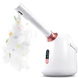 Facial Steamer, MOKIMOKE Nano Ionic Hot/Cool Face Steamer with Extendable Arm&360° Rotatable Sprayer