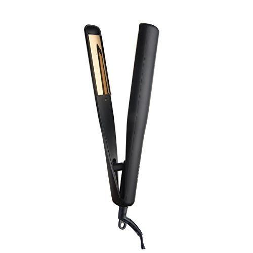 Twist Lisseur lisser Fer à Lisser 2 et 1 3D flotter concaves et convexes la céramique du titane Fer à friser Fer à Boucler fer à défriser Black Cover
