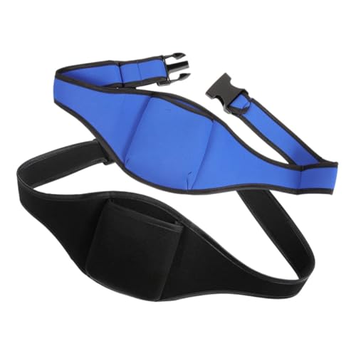 OFFSCH 2pcs Adjustable Microphone Belt Pouch Fitness Mic Waist Pack for Instructors Dance Aerobics Practical Design for Seamless Communication