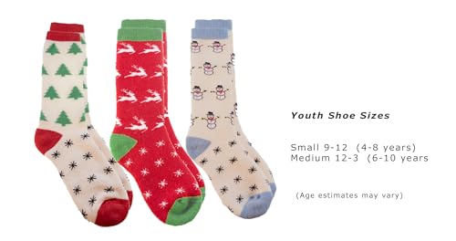 SnowStoppers Premium Holiday Alpaca Wool Socks for Kids4