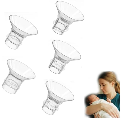 Image of Breast Pump Accessories,Breast Shields, 24mm Shields /Flanges,Insert for Breast Pump Replacement Accessories,5pcs 13mm /15mm /17mm /19mm /21mm