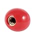Lon0167 New Red Plastic Featured Round 40mm Diameter Reliable Efficacy Female Threaded Ball Lever Knob(id:186 91 0d 0d9)
