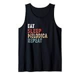 Stai cercando un regalo divertente Melodica per tuo figlio o tua figlia che ama Melodica? Regalo per il giocatore di Melodica in stile retrò? Allora devi prendere questo strumento musicale Eat Sleep Melodica Repeat per te o per il tuo migliore amico a Nata
