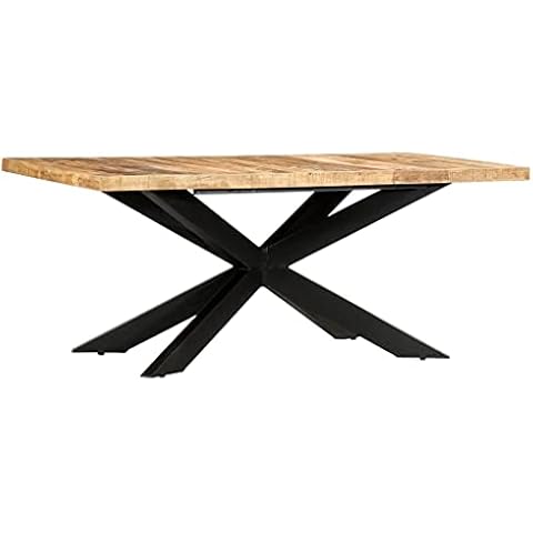 Table à Manger vidaXL en Bois de Manguier Cover