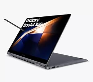 Samsung Galaxy Book4 360 15.6" 2-in-1 Laptop | Intel Core 7 150U | 16GB RAM | 512GB SSD | Full HD AMOLED Display | Touchscreen | WiFi 6E | Windows 11 Home | Grey