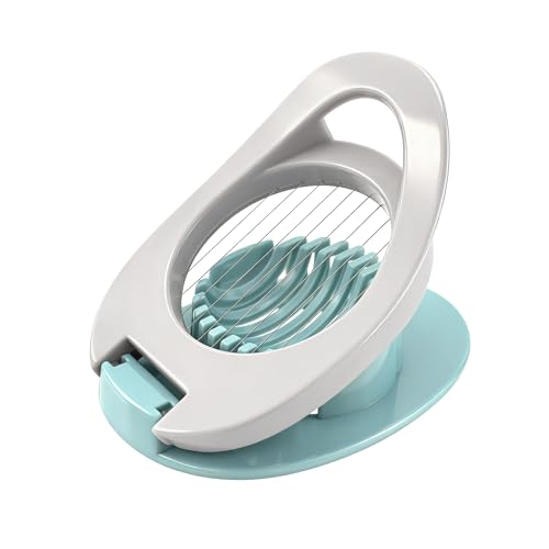 Image of Desenda Egg Slicer Easy to Clean Egg Cutter with Stainless Steel Wire for Kitchen Soft Fruit, Strawberrys Kiwis Sandwiches Salads