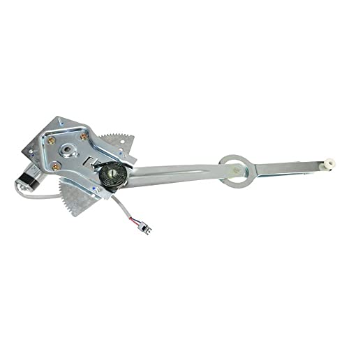Image of TRQ Front Right Power Window Regulator & Motor Assembly Passenger Side Compatible with 1981-1995 Chevrolet G10 G20 1981-1996 G30 GMC G1500 G2500 G3500