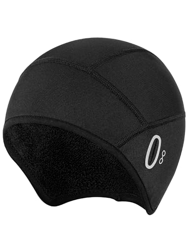 Becellen Gorro Ciclismo Niños, Invierno Cálido Casco Sotocasco con Orificio para Gafas Anti Viento Unisex Gorro Bajo Casco Termico Forro Polar Casco Bicicleta para Niños y Niñas