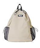 FILA フィラ ブランド ロゴ 刺繍 大容量 軽量 ナイロン ドローコード 2WAY リュックサック バックパック ワンショルダー 約45L fm2443