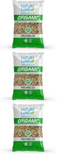 Image of Natureland Organics Panchrangi Dal /Mix Dal 500 Gm - Organic Healthy Pulses (Pack of 3)