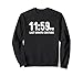 Last Minute Costume 11:59 Funny Halloween Word Pun Sweatshirt