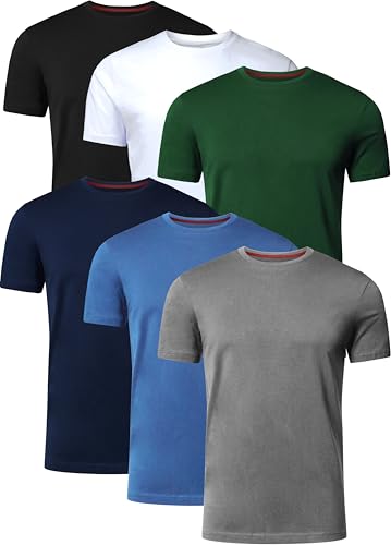FULL TIME SPORTS T Shirt Herren 6er Pack Tshirt FTS-634-PACK-T3-L
