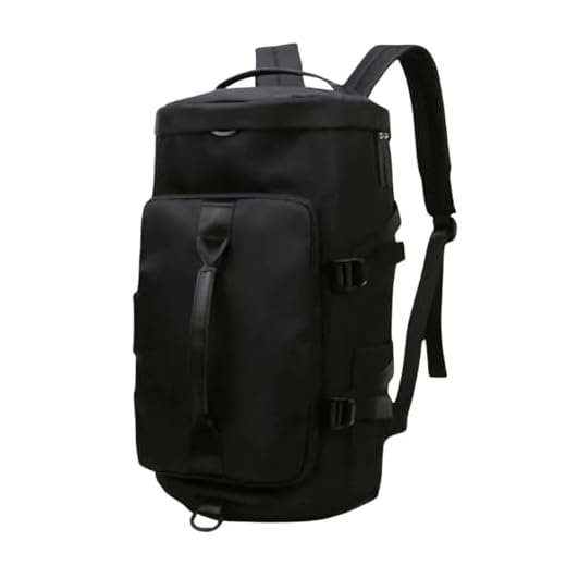 Bolsa Academia Transversal Mochila De Costa Ombro Mala Feminina e Masculina De Esportiva/Viagem (Preto)