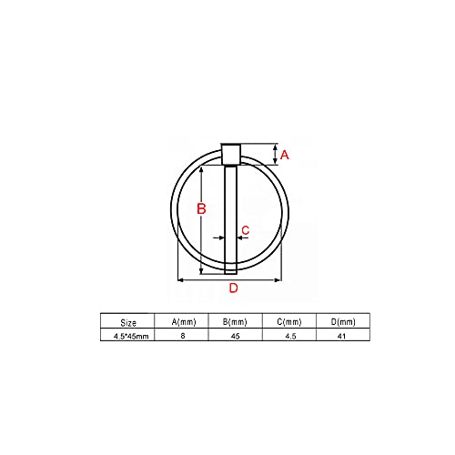 Vturboway LINCHPIN_2_PACK 316 Stainless Steel 3/16 Inch Lynch Pins Linch Pin thumb #1