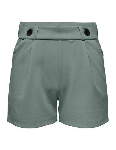 JdY Damen Jdygeggo JRS Noos Shorts, Chinois Green/Detail:Black Button, L EU