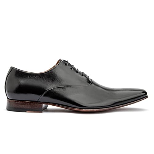 Sapato Social Masculino Oxford Couro Cromo Preto 327 Tamanho:38;Cor:Preto;Gênero:Homem