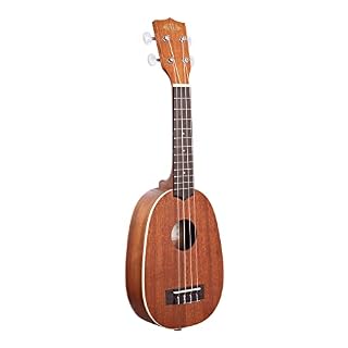 Kala KA-P Ukulélé ananas satin acajou - Les Beatles, Paul McCartney, John Lennon, RIngo Starr, George Harrison