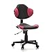 Produktbild hjh OFFICE 670900 Kinderdrehstuhl KIDDY GTI-2 Grau/Pink, ergonomischer Kinderschreibtischstuhl, Kinderbürostuhl höhenverstellbar, Jugendstuhl