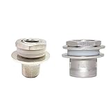 Fittingsatz zur Montage von 1/2-Zoll-NPT-Kugelhähnen für Wasserkocher oder Whisky-Destillierapparate.