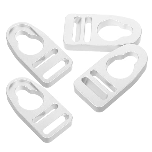 Hebillas de repuesto resistentes al agua Healeved 4 clips de aluminio con cierre seguro