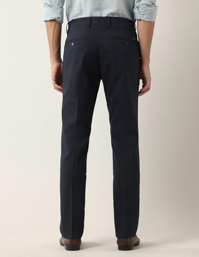 Image of Arrow Men's Checked Tapered Fit Trousers