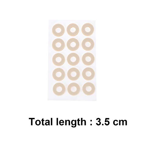 Heallily 45Pcs Callus Pads Callus Cushions Toe Pads Corn Cushions Self Adhesive Callus Cushions Round Shaped Cushion Soft Corn Pads Waterproof Toe And Foot Protectors Reduce Foot And Heel Pain #TOP4