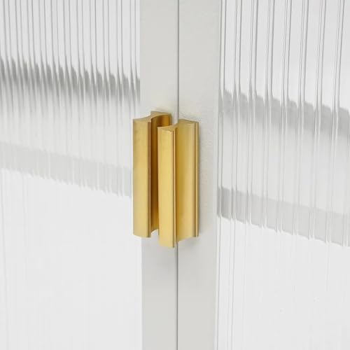 Meuble wc suspendu blanc pour optimiser les petits espaces avec portes - 4