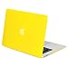 TopCase Rubberized Hard Case Cover for Macbook Air 11" (A1370 and A1465) with TopCase Mouse Pad (Yellow)