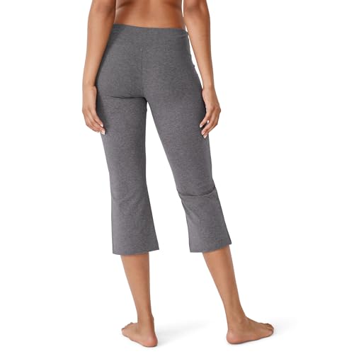 Image of Jockey Womens Cotton Stretch Slim Flare Capri