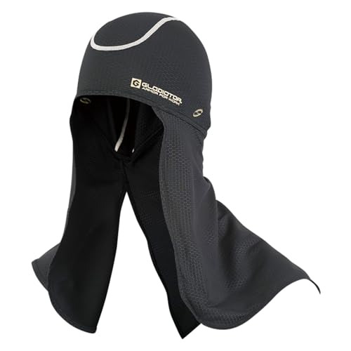 [武蔵野ユニフォーム] コーコス GLADIATOR G-230 ニオイクリア 消臭ニンジャ ワークキャップ バラクラバ ヘルメットインナー 日よけ対策 UVカット<046-g-230>(53-ハニカムブラック F)