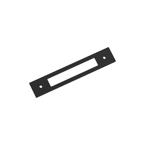 Image of Amerock Medora 5-1 /16 inch Matte Black Backplate