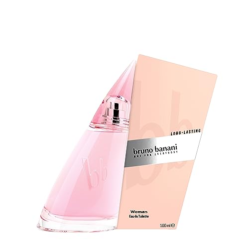 bruno banani Woman Eau de Toilette Natural Spray, blumig-fruchtiges Damen-Parfum, Glasflakon mit Zerstäuber, 100ml – Ansicht 2
