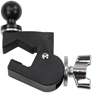 Gibraltar SC-DACB Dual Adjust C-Clamp Table, Stand Ball Mount, Securely Grips Round Tubes or Square Edges image 4