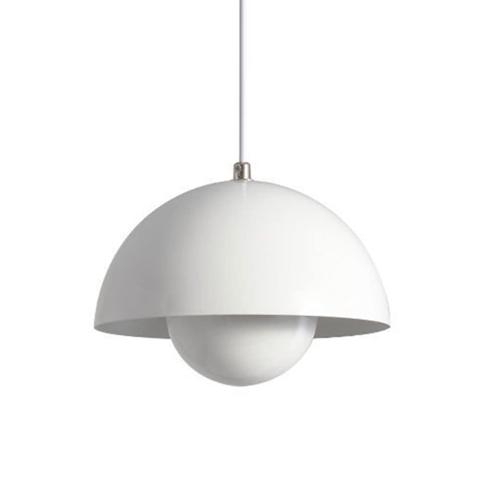 LYMSXAZOU Nordic Style Adjustable Circle Pendant Light Metal Shade E27 Ceiling Lamp Creative Hanging Fixture Modern Home Lighting Decor Ideal for Dining Room & Living