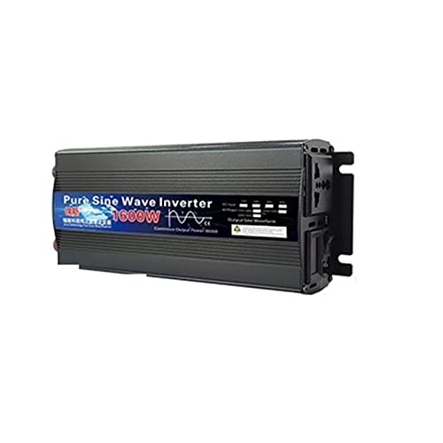 Convertisseur 12V 220V pure sinus 1600W installation solaire LED