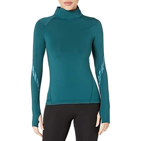 SHAPE activewear Women's Distance 1/2 Zip, Reflecting Pond/Aqua, Small Cover