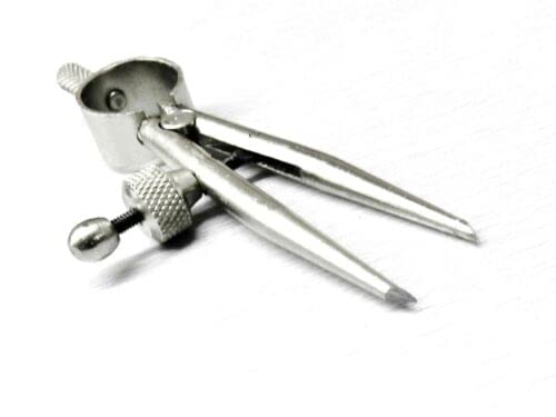 3-3/8" Mini Spring Divider Round Leg Compass Layout Compass Tool Jewelry Hobby Pegasus