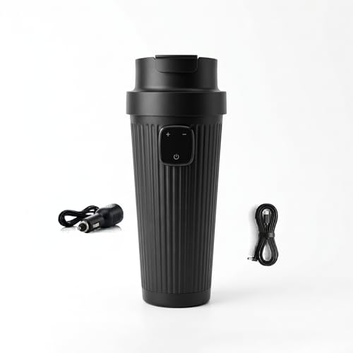 Image of Smart Bottle Warmer Cooler 12V & Type C - Portable Travel Cup Heater & Chiller, Cooling Up to 6C, Heating Up to 80C, for Office Desk, Home, Travel & Camping
