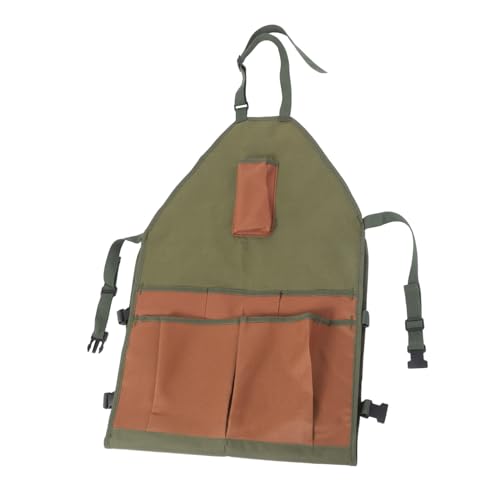 MAGICLULU Grembiule da Giardinaggio Regolabile con Large per Grembiule Protettivo Oxford per Giardinaggio