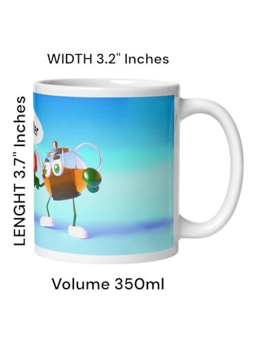 Image of Better Gift Flowers Tea Coffee Fight Mug, Round Shaped Multicolor Themed Coffee Mugs, Mug for Gifting, Gifting Items for Family, Friends & Closed Ones