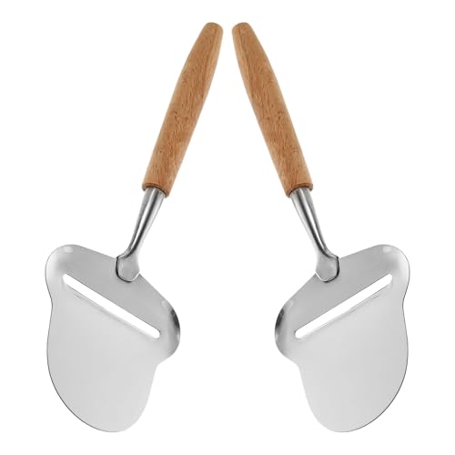 SOLUSTRE juego 2 ralladores acero y madera para cocina miniatura 1