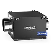 ALORAIR 6 Inch Inline Bathroom Exhaust Fan – Ultra Quiet 300 CFM Ventilation Fan for Bathroom, Attic, Kitchen, Garage, Laundry Room – Durable, Easy to Install, Powerful Airflow