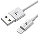 Produktbild RAMPOW iPhone ladekabel, Lightning Kabel- [Apple MFi Zertifiziert] Ladekabel iPhone Kompatibel mit iPhone 13/13 Pro/13 mini/13 Pro Max/12/12 Mini/12 Pro/12 Pro Max/11/XR/XS/X/8-1m Weiß